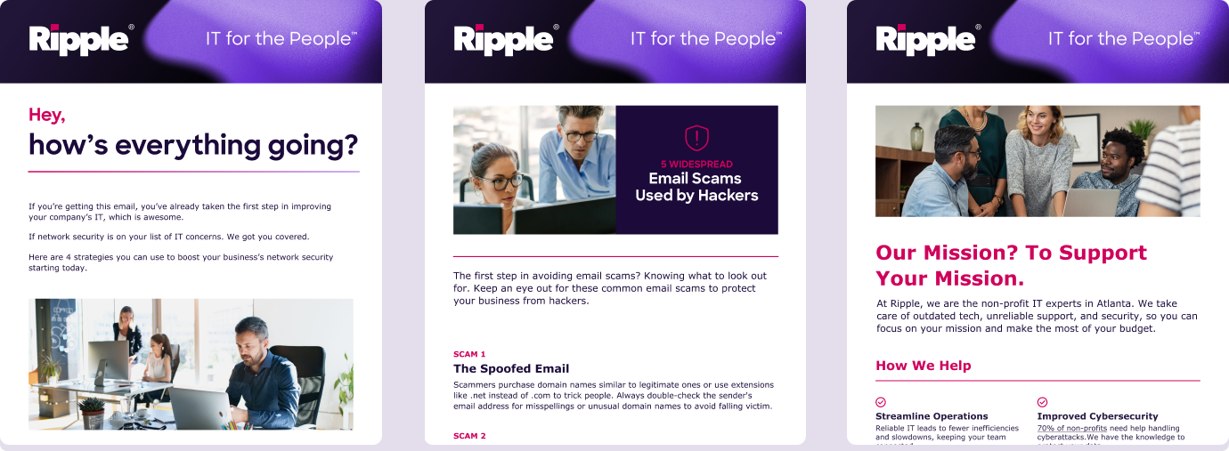 Ripple email campaigns
